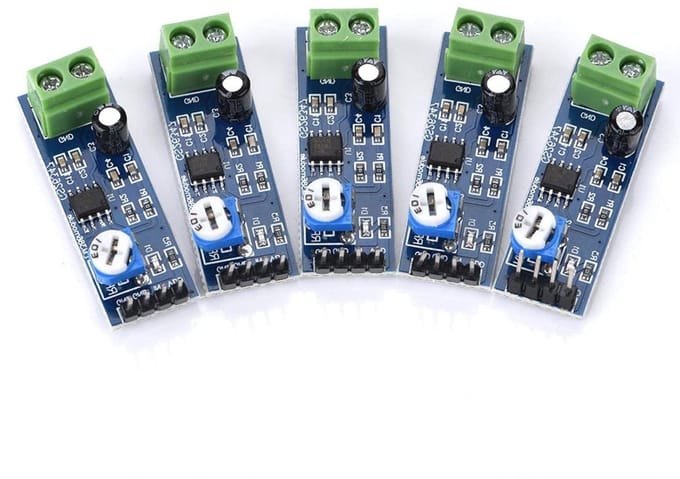 Audio Versterker Module - Versterker Board - Audio Projecten - 200x Versterking - 5 Stuks - Groen