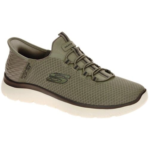Skechers SUMMITS - HIGH RANGE Heren Instappers - Groen / Zwart