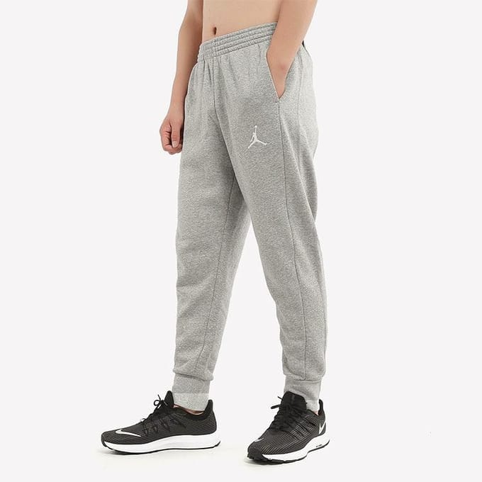 Joggers Jordan Flight Fleece Logo Brodé Homme Bas Gris AH3933-064 XXL gray