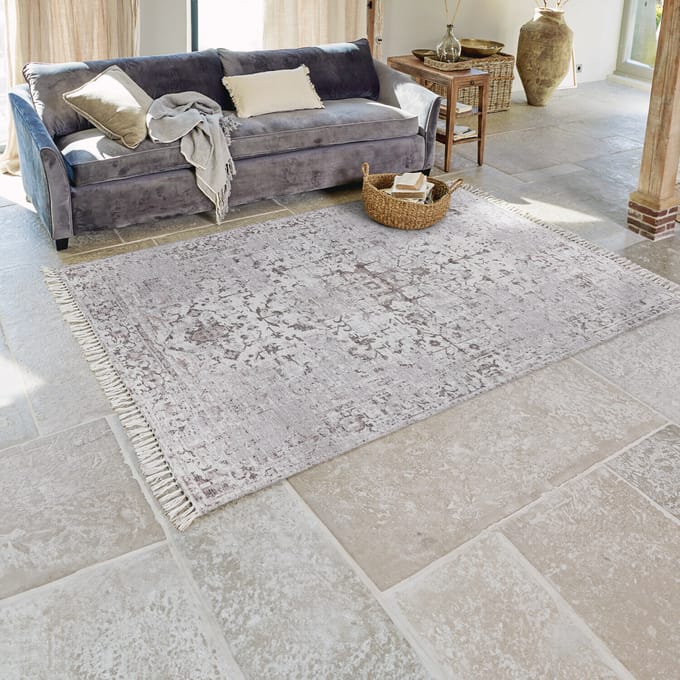 LOBERON Vloerkleed Delpheer bruin/beige