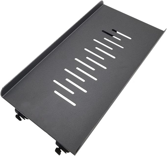 PC Tower Standaard - Computer Onderstel - Vloer Plaatsing - Met Wielen - 44x22cm - Zwart