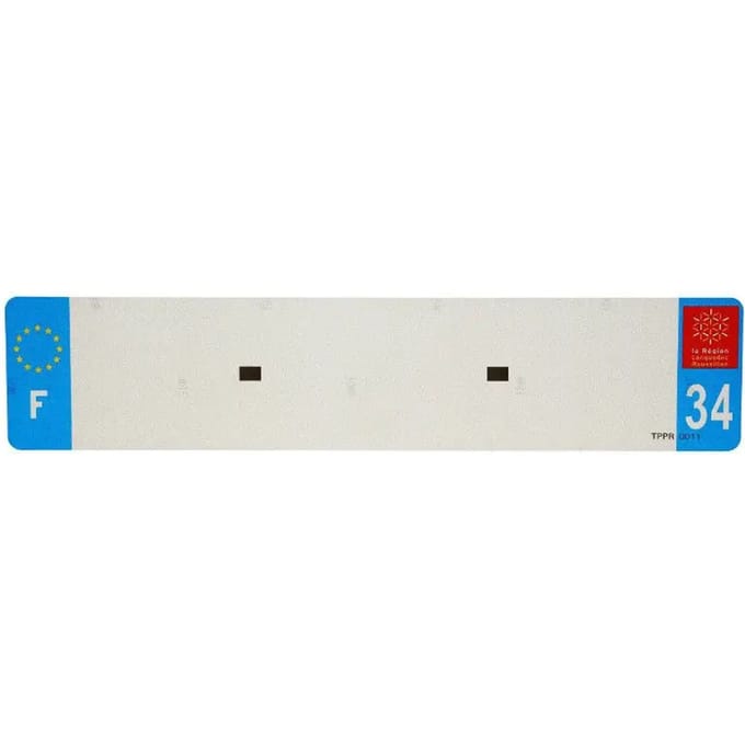 Nummerplaatstrip voor pvc Top Plaq 34