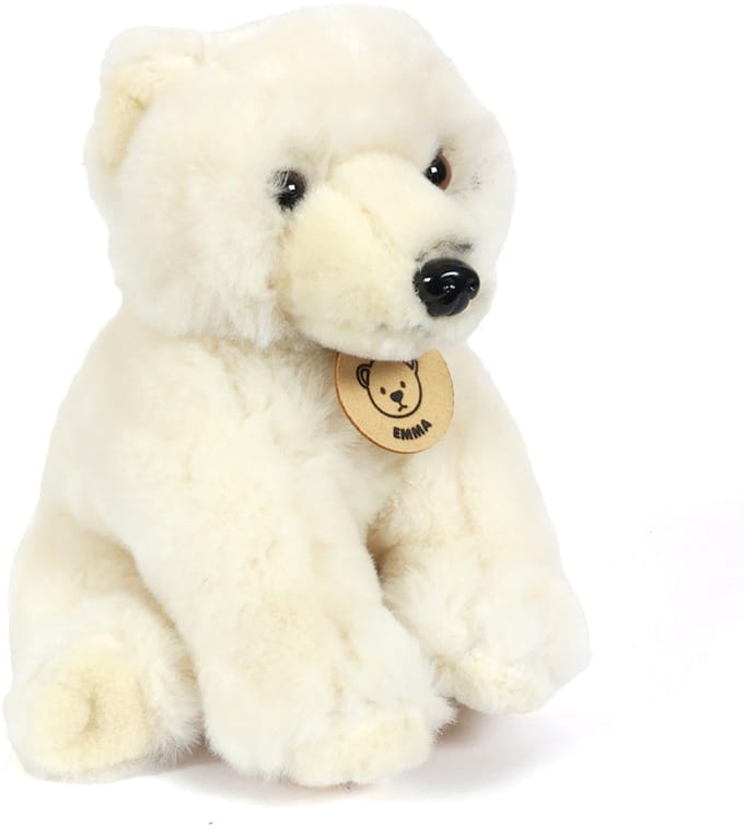 PIA Soft Toys - IJsbeer (Emma) - wit - 20 cm