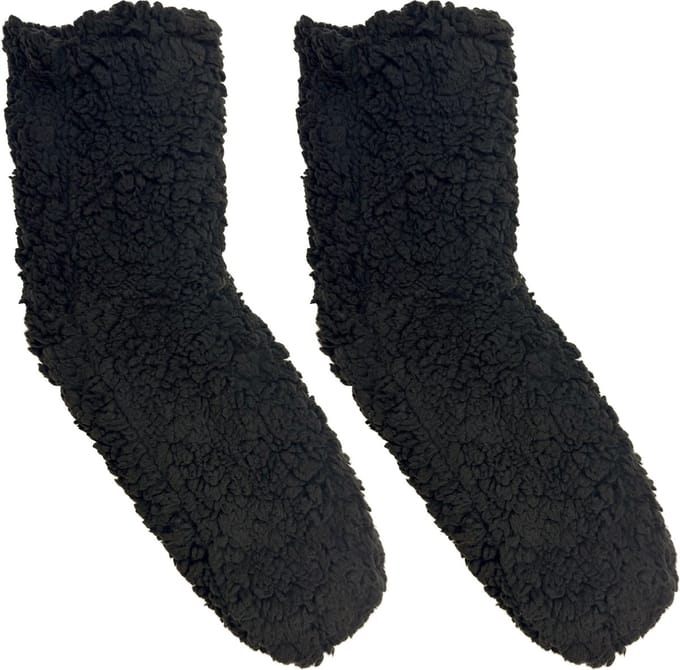 Fluffy Wintersokken voor Dames - Warme Huissokken - Zwart - 3BMT®