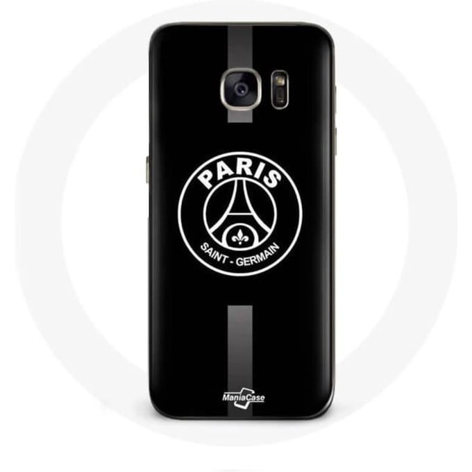 Coque - PSG - Samsung Galaxy S6 - Logo Jordan - Souple - Sportif - Gris/Noir gris
