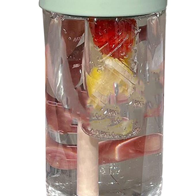 Stro Waterfles Ingebouwd Thee-ei met Handvat PC 700ml Mooie Leuke Strofles voor Meisjes
