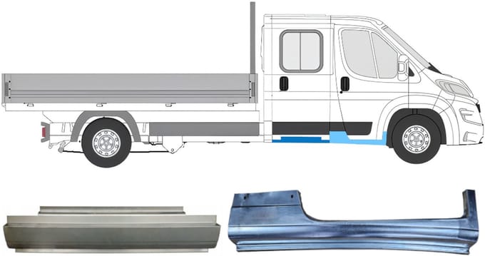 Reparatiepaneel set voor Opel Movano 2021-2026 / Rechts