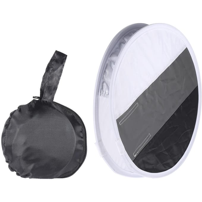 Boîte à lumière ronde avec diffuseur Flash Speedlite pour appareil photo, 12 pouces/31 cm, pour Canon Nikon gray