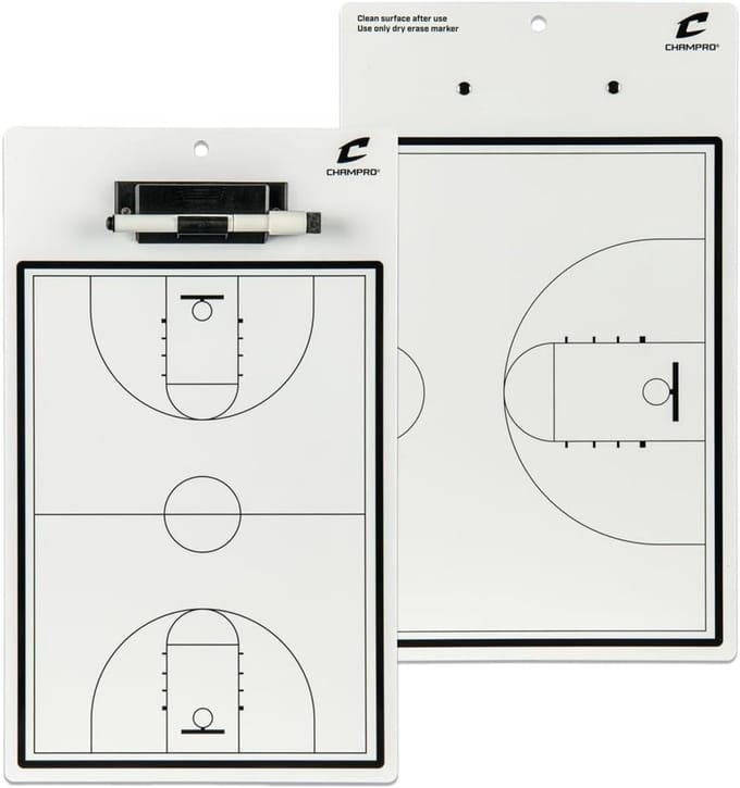 Basketbal Scorebord en Trainingsbord - Dubbelzijdig en Uitwisbaar