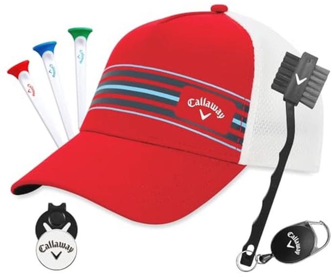 Golf Cadeauset - Accessoires Set - Sport Cadeau - Met Balmarker - 3 Tees - Diverse Stijlen