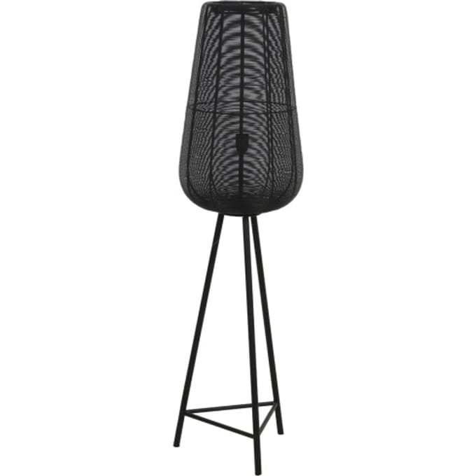 Light & Living Adeta Vloerlamp - Zwart - Ø37x135cm