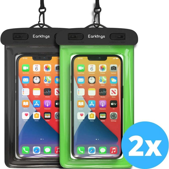 Waterdichte telefoonhoesjes Set van 2 stuks