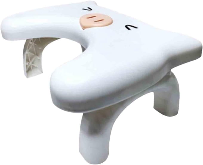 Verlichte Varken-Vormige Antislip Toiletkruk voor Badkamer