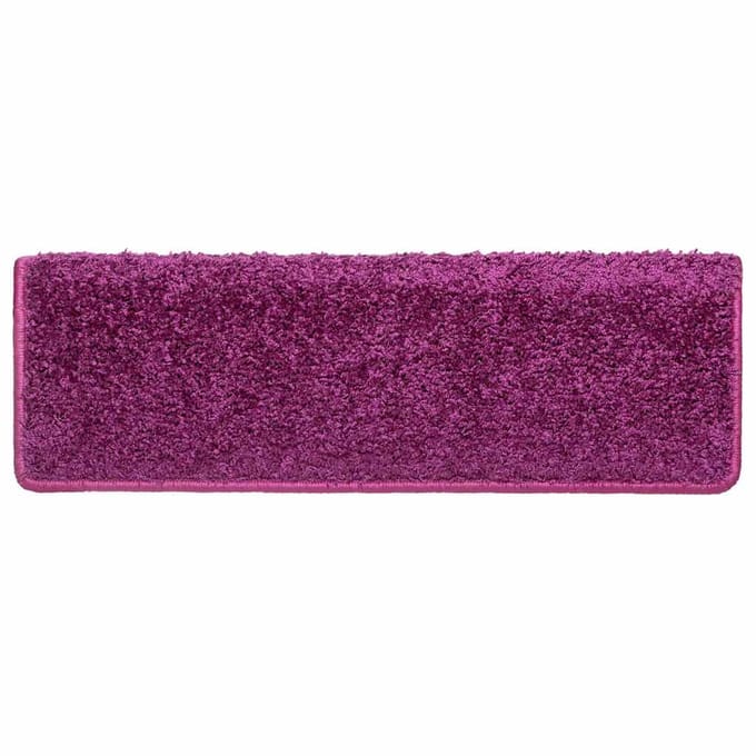 vidaXL - Trapmatten - 10 - st - 65x21x4 - cm - Violet - Rechthoekige - Rand