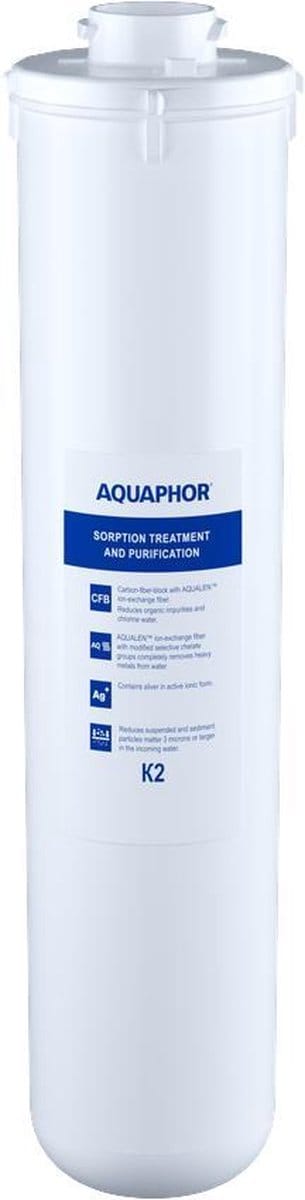 Aquaphor K2 – Waterfiltercartridge – Aqualen Vezel – Ion Exchange Technologie