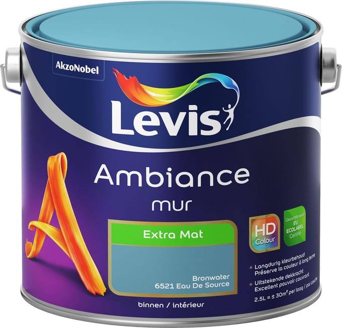 Levis - Ambiance Mur Extra Mat - Bronwater - 2,5 L
