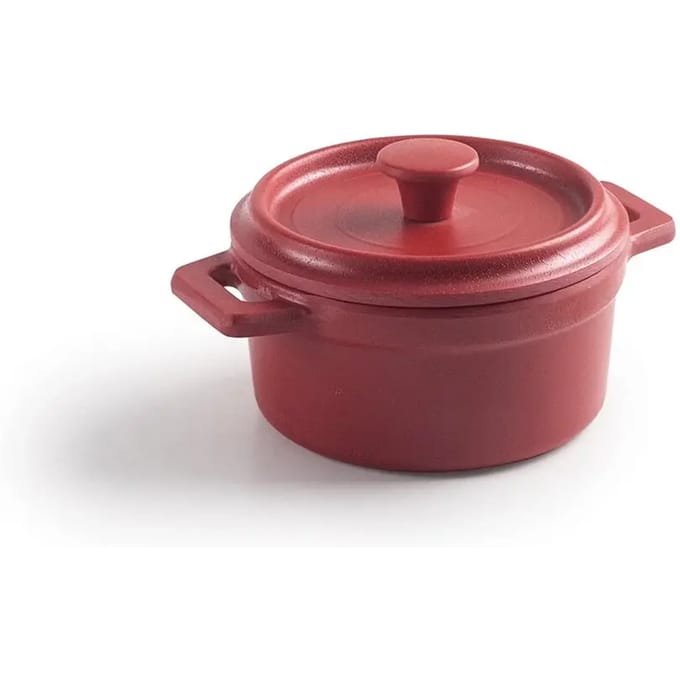 Melamine minisauspan met deksel Lacor D.14 cm