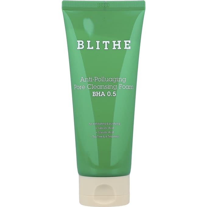 Blithe, Anti-Pollution Aging Pore Cleansing Foam, BHA 0.5, 150ml (5,07 fl oz)