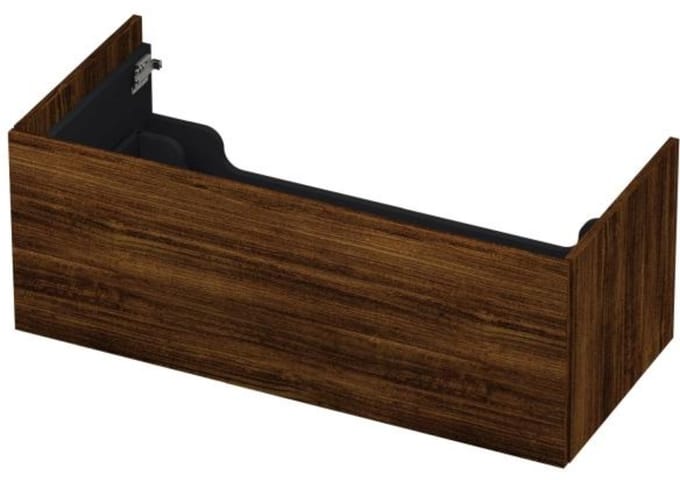 INK - Onderkast 1 Lade Push 2 Open Bestaande Uit - 1000x450x376 Mm - Koper Eiken