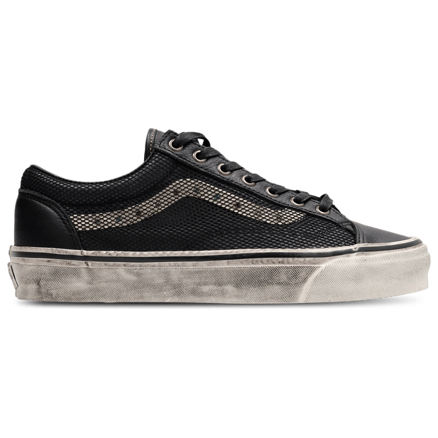 Vans Old Skool Sneakers Heren - Zwart - Maat 40 - Leer, Textil