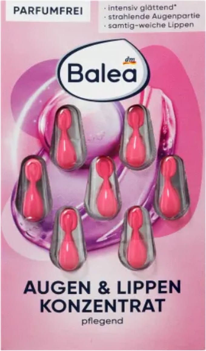 Balea Oog En Lipconcentraat - 7 stuks