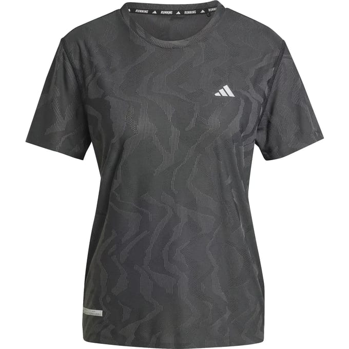 adidas Performance Ultimate HEAT.RDY Engineered Running T-shirt - Dames - Zwart- XS