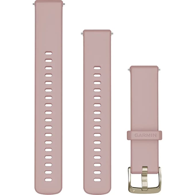Garmin Siliconen bandje - Garmin 18 mm aansluiting - Dusty Rose
