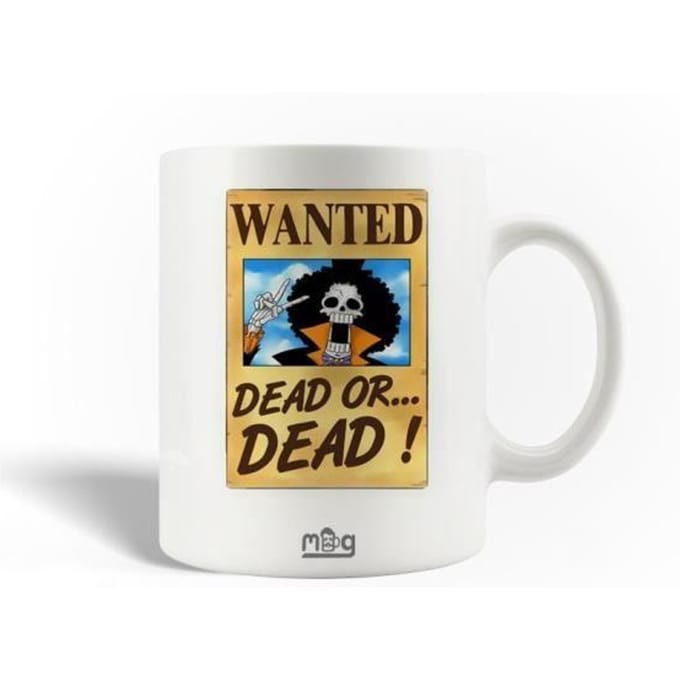 Mug en Céramique One Piece Brook Wanted Dead Or Dead wit