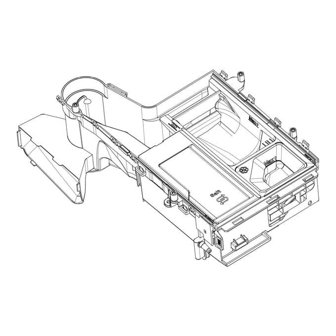 AEG zeepbakschuif, set, waterverzachter, 140036480253