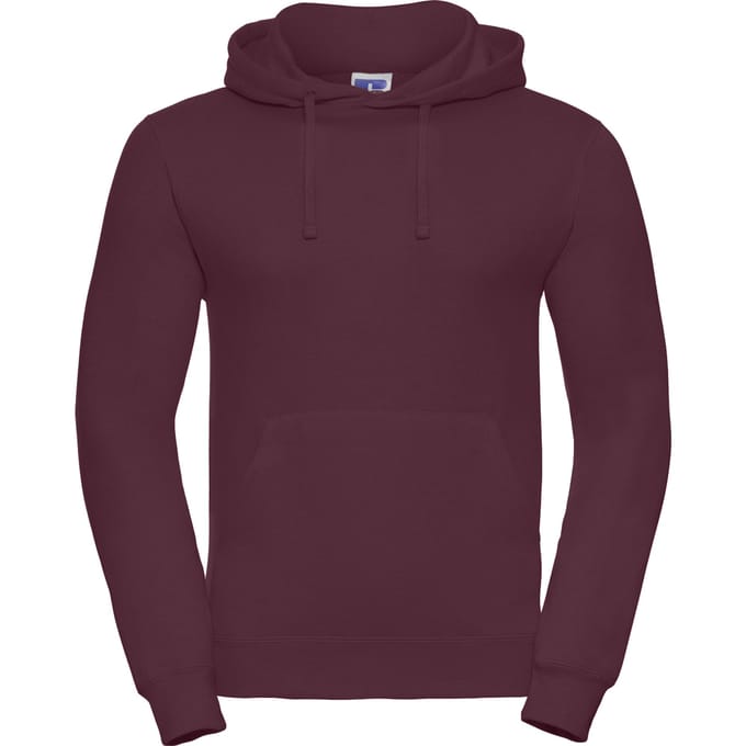 Russell Effen Heren Hoodie (Bourgondië)