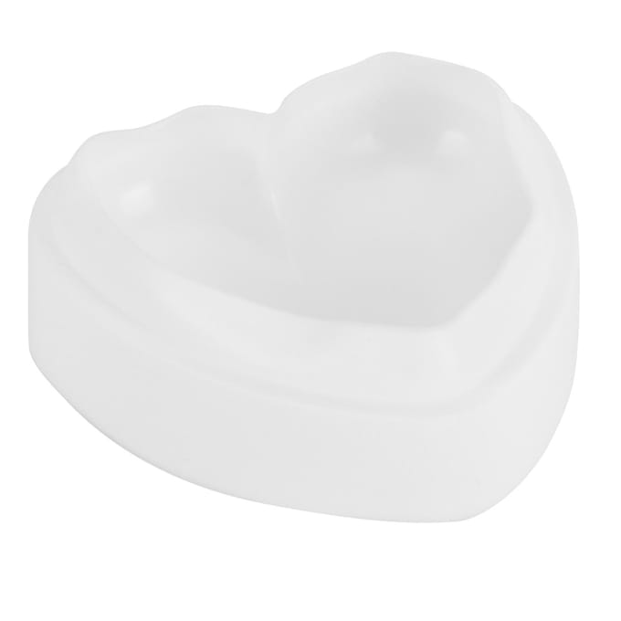Siliconen Vorm Anti-aanbak Hartvormige Mousse Cake Vorm Bakvorm DIY Bakaccessoire Wit white