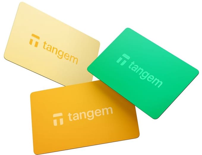 Tangem Wallet - 3-Kaartenset, Sun Drop