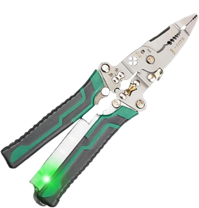 Elektrische Draadstripper - Kabeltang Stripper - Draad Strippen - Geïntegreerde Testfunctie - 215 cm - Groen