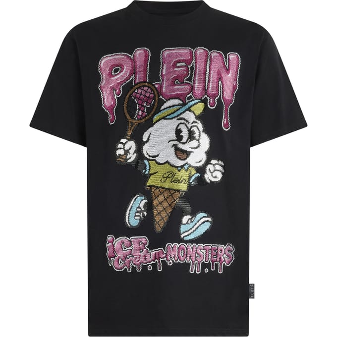Round Neck T-Shirt Tennis Ice Cream