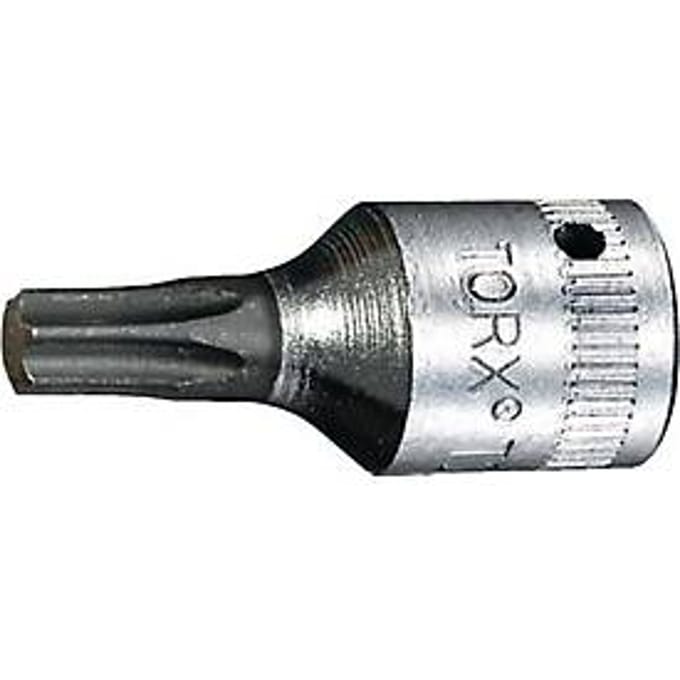 Draadsleutelinzetstuk 44 KTX 1/4 inch TX T9 L.28 mm STAHLWILLE