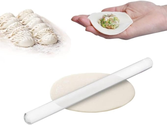 Fondant Rollers - Bakbenodigdheden - Deeg Rollen - Sterk Acryl Materiaal - 16 cm Lengte - Transparant
