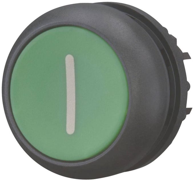 Eaton 216608 M22S-D-G-X1 Druktoets Kunststof frontring 1 knop 1 stuk(s) Piece