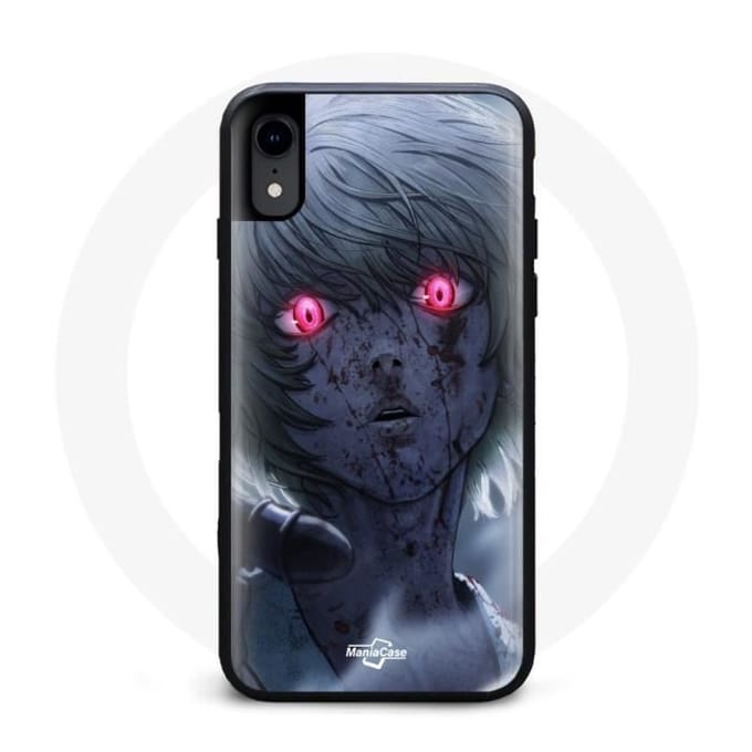 Coque - Maniacase - Iphone X - Kurapika Hunter x Hunter - Silicone - Souple noir