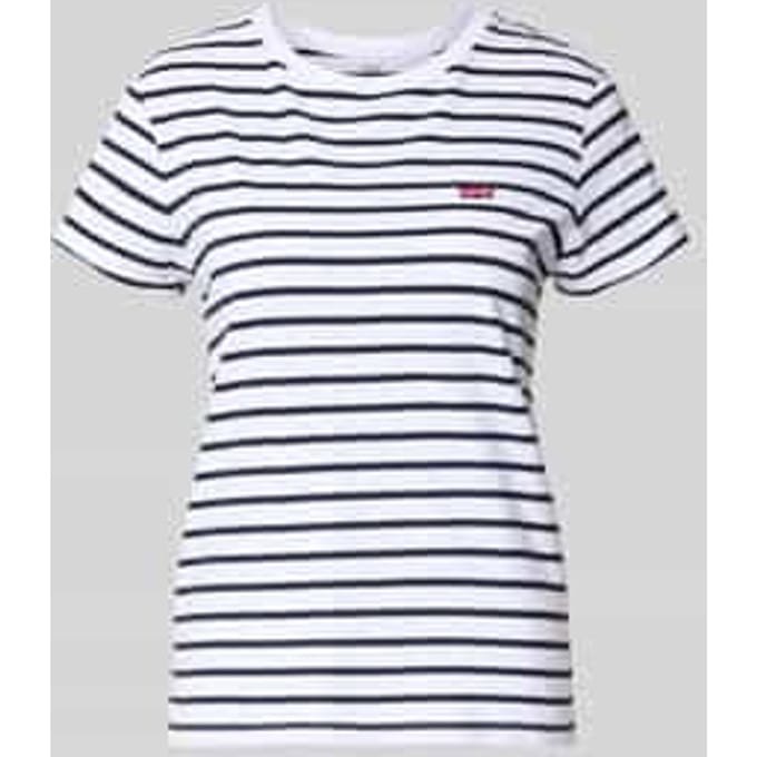 regular fit T-shirt van puur katoen