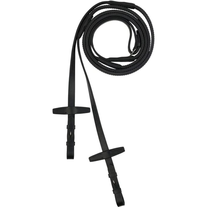 Teugels voor paarden in leder met rubber Horze Muswell