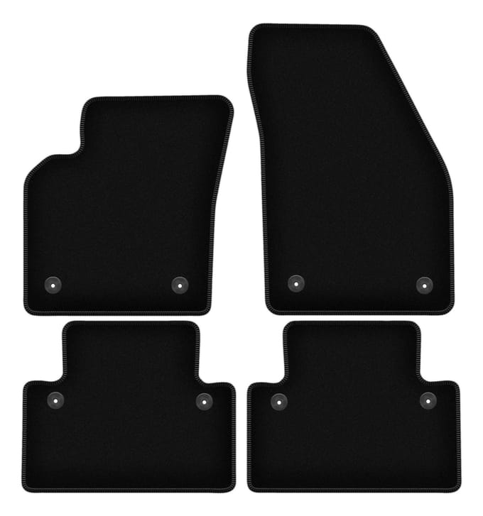 BASIC zwarte veloursmatten voor: Volvo V50 stationwagen (2004-2012)