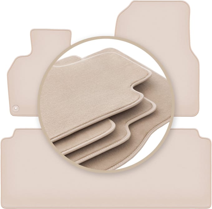 PREMIUM beige matten voor: Renault Espace IV minivan 2002-2014