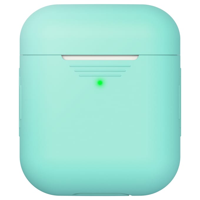 KeyBudz Elevate Protective Silicone Case voor de Apple AirPods 1 / 2 - Diamond Blue