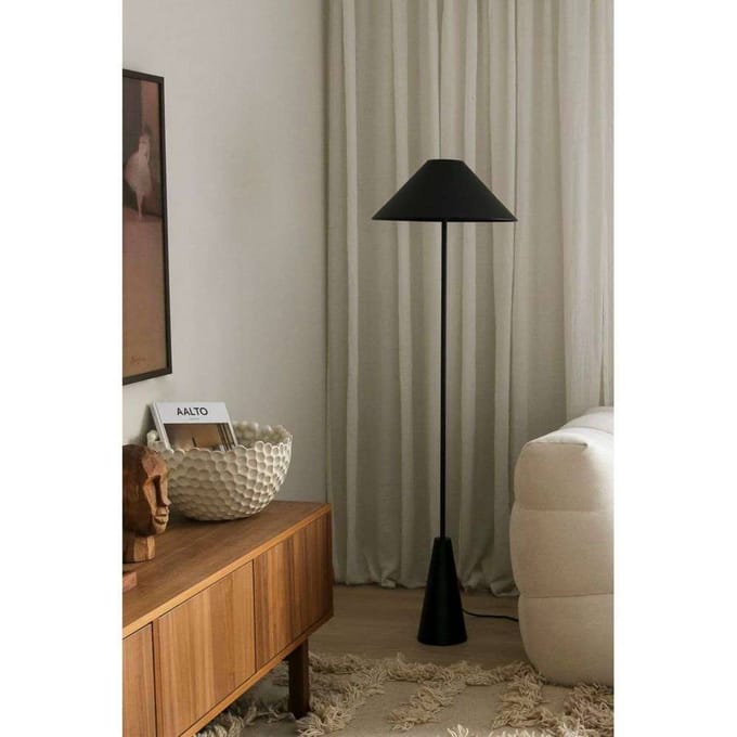 Globen Lighting vloerlamp Cannes, zwart, hoogte 140 cm