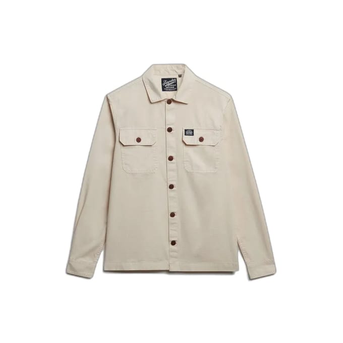 Superdry - Overshirt met twee zakken - Heren - Lange mouwen shirts