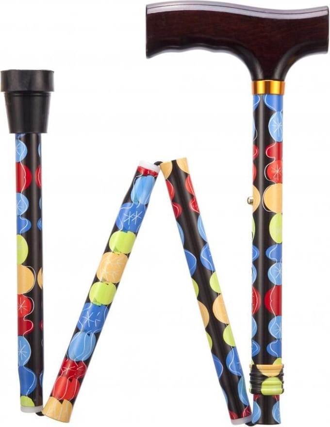 Opvouwbare wandelstok - Bubble 76 - 89 cm