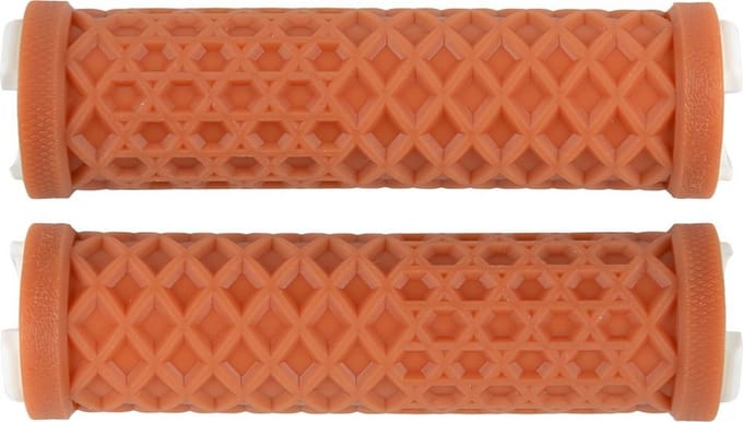 Merkloze MTB Fietshandvatten Lock-On 130mm Bruin