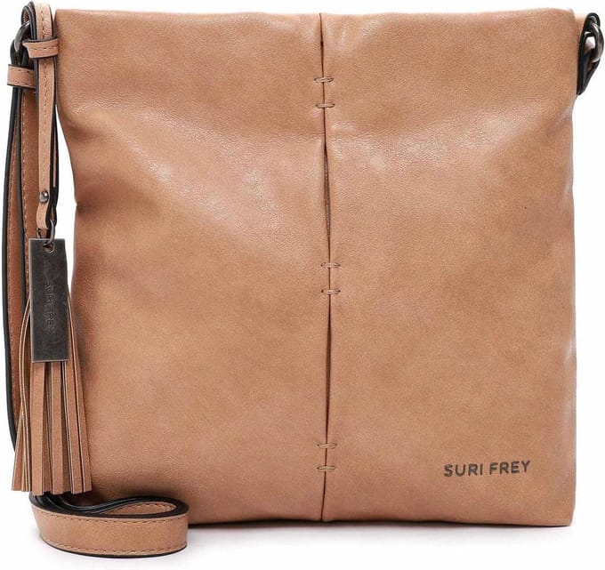 SURI FREY Schoudertas Livy Crossbody Bag Sand Beige