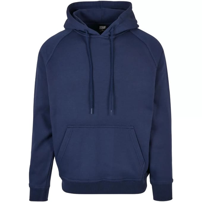 Urban Classics - Blank Hoodie/trui - L - Donkerblauw