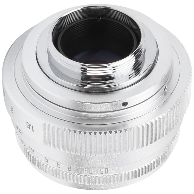 35mm F1.6 C-Mount Groot Diafragma Handmatige Vaste Focus Portret Camera Lens Accessoirezilver zilver